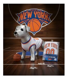 NBA Pets First - Dog Tank Top New York White Mesh Jersey Size Large NEW #00